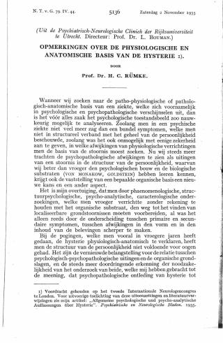 Eerste pagina van het artikel zoals het is gepubliceerd in het tijdschrift