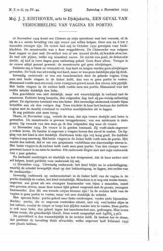 Eerste pagina van het artikel zoals het is gepubliceerd in het tijdschrift