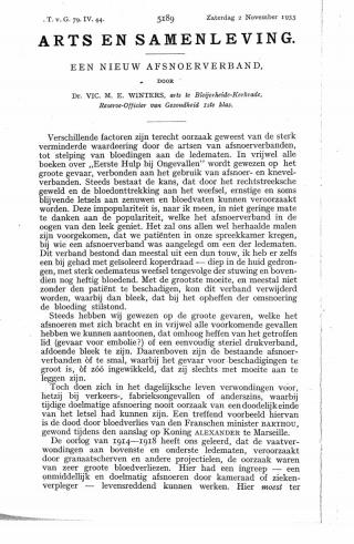 Eerste pagina van het artikel zoals het is gepubliceerd in het tijdschrift