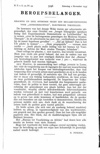 Eerste pagina van het artikel zoals het is gepubliceerd in het tijdschrift