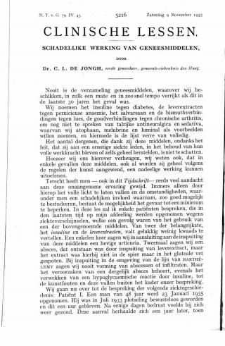 Eerste pagina van het artikel zoals het is gepubliceerd in het tijdschrift