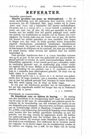 Eerste pagina van het artikel zoals het is gepubliceerd in het tijdschrift