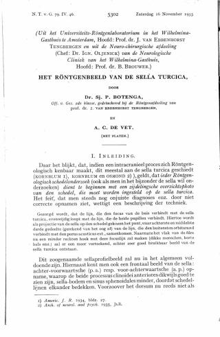 Eerste pagina van het artikel zoals het is gepubliceerd in het tijdschrift