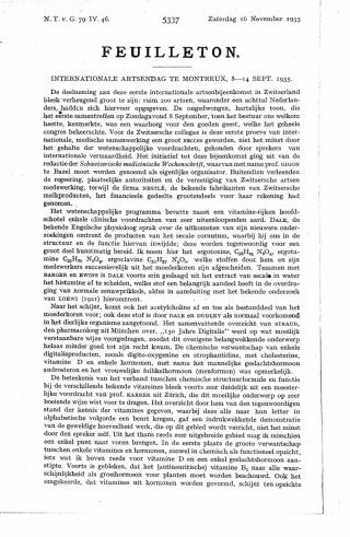 Eerste pagina van het artikel zoals het is gepubliceerd in het tijdschrift