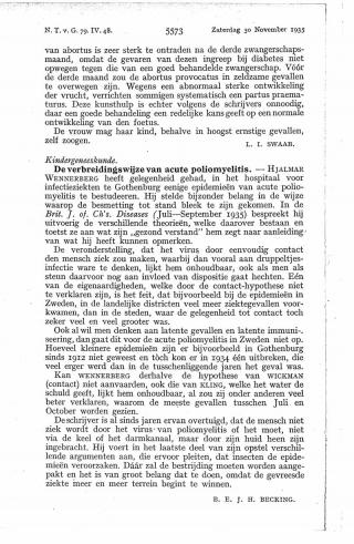 Eerste pagina van het artikel zoals het is gepubliceerd in het tijdschrift