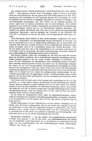Eerste pagina van het artikel zoals het is gepubliceerd in het tijdschrift