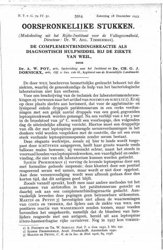 Eerste pagina van het artikel zoals het is gepubliceerd in het tijdschrift