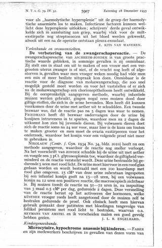 Eerste pagina van het artikel zoals het is gepubliceerd in het tijdschrift