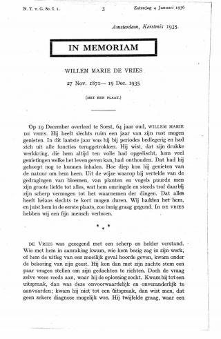 Eerste pagina van het artikel zoals het is gepubliceerd in het tijdschrift