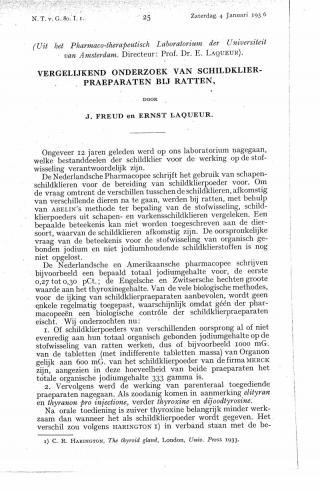 Eerste pagina van het artikel zoals het is gepubliceerd in het tijdschrift