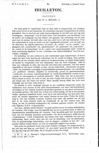 Eerste pagina van het artikel zoals het is gepubliceerd in het tijdschrift