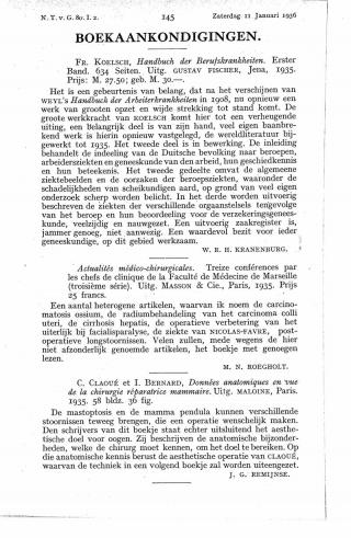 Eerste pagina van het artikel zoals het is gepubliceerd in het tijdschrift