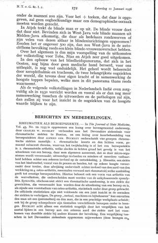 Eerste pagina van het artikel zoals het is gepubliceerd in het tijdschrift