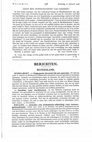 Eerste pagina van het artikel zoals het is gepubliceerd in het tijdschrift