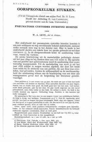 Eerste pagina van het artikel zoals het is gepubliceerd in het tijdschrift