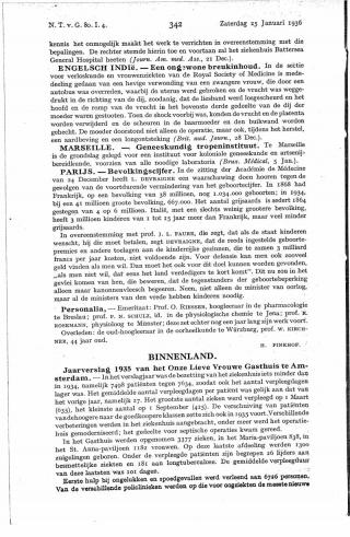 Eerste pagina van het artikel zoals het is gepubliceerd in het tijdschrift