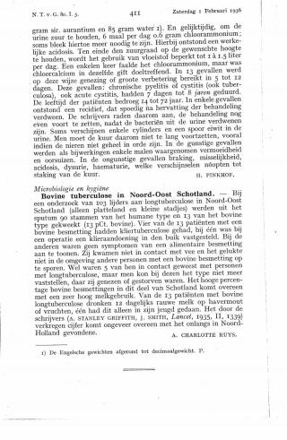 Eerste pagina van het artikel zoals het is gepubliceerd in het tijdschrift