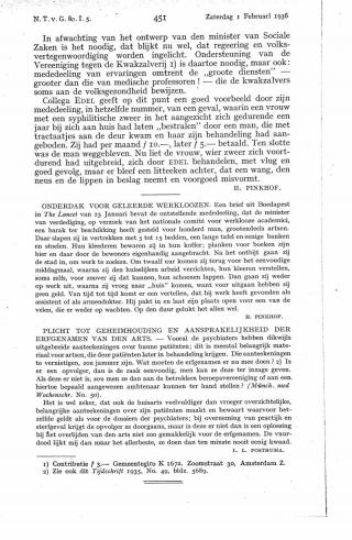 Eerste pagina van het artikel zoals het is gepubliceerd in het tijdschrift