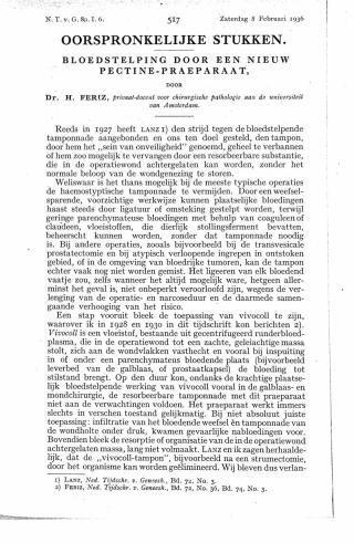 Eerste pagina van het artikel zoals het is gepubliceerd in het tijdschrift