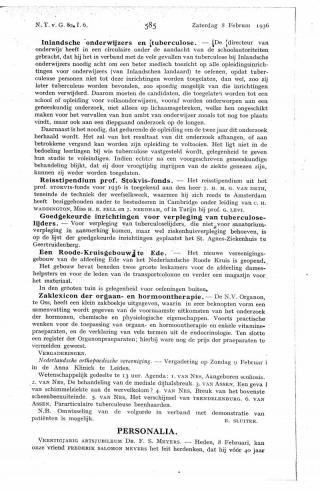 Eerste pagina van het artikel zoals het is gepubliceerd in het tijdschrift