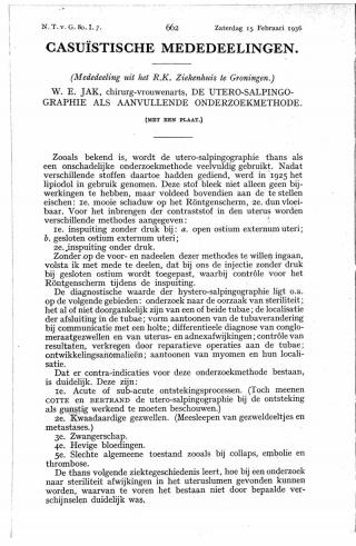 Eerste pagina van het artikel zoals het is gepubliceerd in het tijdschrift