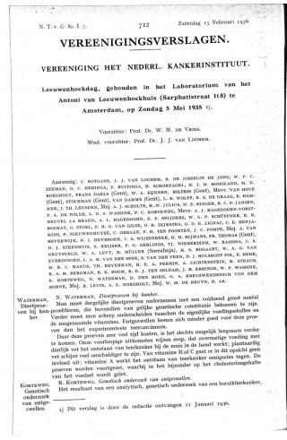 Eerste pagina van het artikel zoals het is gepubliceerd in het tijdschrift