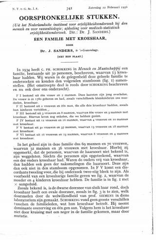 Eerste pagina van het artikel zoals het is gepubliceerd in het tijdschrift