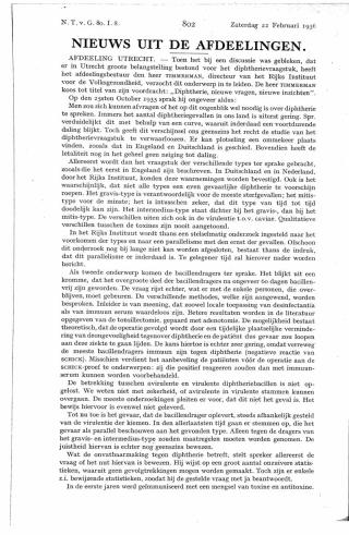 Eerste pagina van het artikel zoals het is gepubliceerd in het tijdschrift