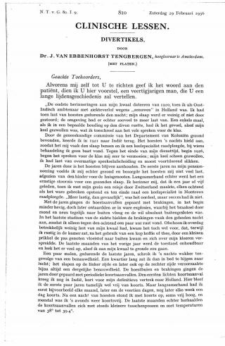 Eerste pagina van het artikel zoals het is gepubliceerd in het tijdschrift