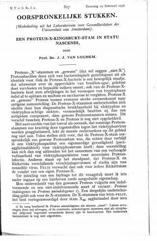 Eerste pagina van het artikel zoals het is gepubliceerd in het tijdschrift