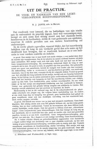 Eerste pagina van het artikel zoals het is gepubliceerd in het tijdschrift