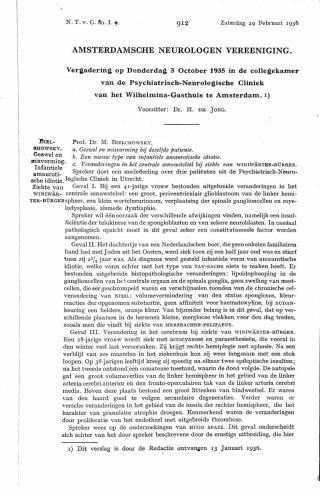 Eerste pagina van het artikel zoals het is gepubliceerd in het tijdschrift