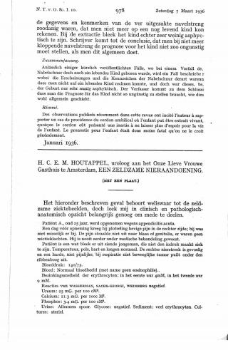 Eerste pagina van het artikel zoals het is gepubliceerd in het tijdschrift