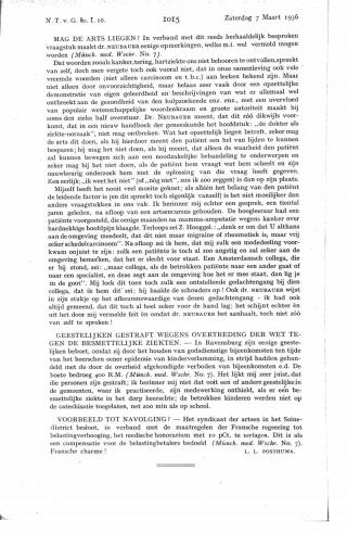 Eerste pagina van het artikel zoals het is gepubliceerd in het tijdschrift