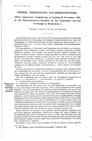 Eerste pagina van het artikel zoals het is gepubliceerd in het tijdschrift