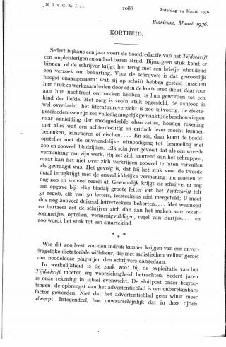 Eerste pagina van het artikel zoals het is gepubliceerd in het tijdschrift