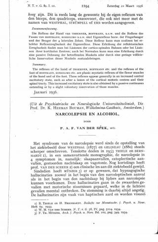 Eerste pagina van het artikel zoals het is gepubliceerd in het tijdschrift