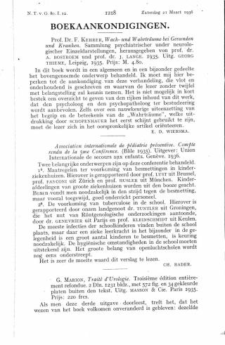 Eerste pagina van het artikel zoals het is gepubliceerd in het tijdschrift