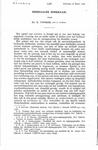 Eerste pagina van het artikel zoals het is gepubliceerd in het tijdschrift