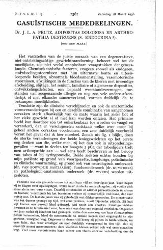 Eerste pagina van het artikel zoals het is gepubliceerd in het tijdschrift