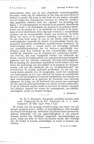 Eerste pagina van het artikel zoals het is gepubliceerd in het tijdschrift