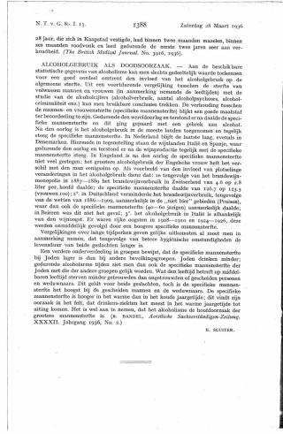 Eerste pagina van het artikel zoals het is gepubliceerd in het tijdschrift