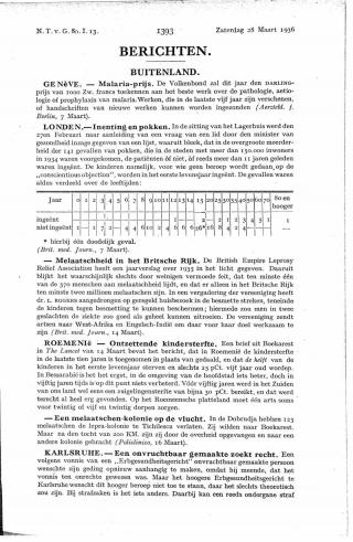 Eerste pagina van het artikel zoals het is gepubliceerd in het tijdschrift