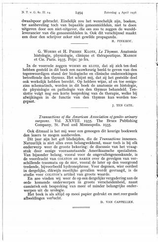 Eerste pagina van het artikel zoals het is gepubliceerd in het tijdschrift