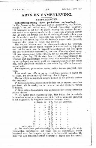 Eerste pagina van het artikel zoals het is gepubliceerd in het tijdschrift
