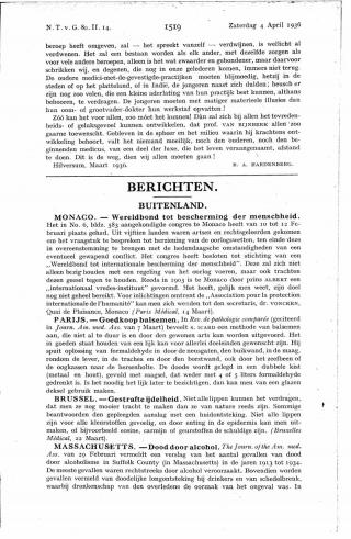 Eerste pagina van het artikel zoals het is gepubliceerd in het tijdschrift