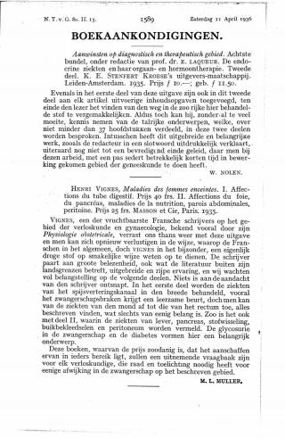 Eerste pagina van het artikel zoals het is gepubliceerd in het tijdschrift