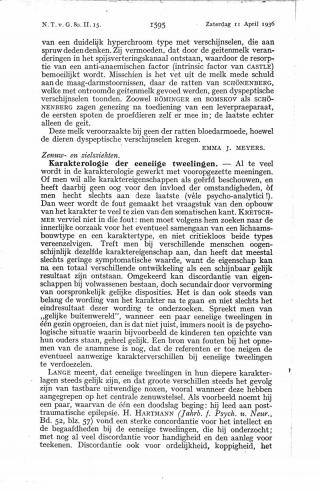 Eerste pagina van het artikel zoals het is gepubliceerd in het tijdschrift