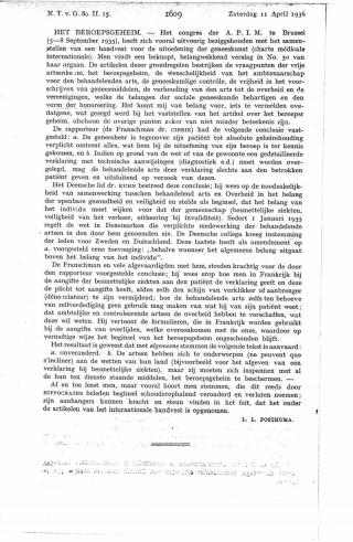 Eerste pagina van het artikel zoals het is gepubliceerd in het tijdschrift