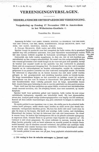 Eerste pagina van het artikel zoals het is gepubliceerd in het tijdschrift